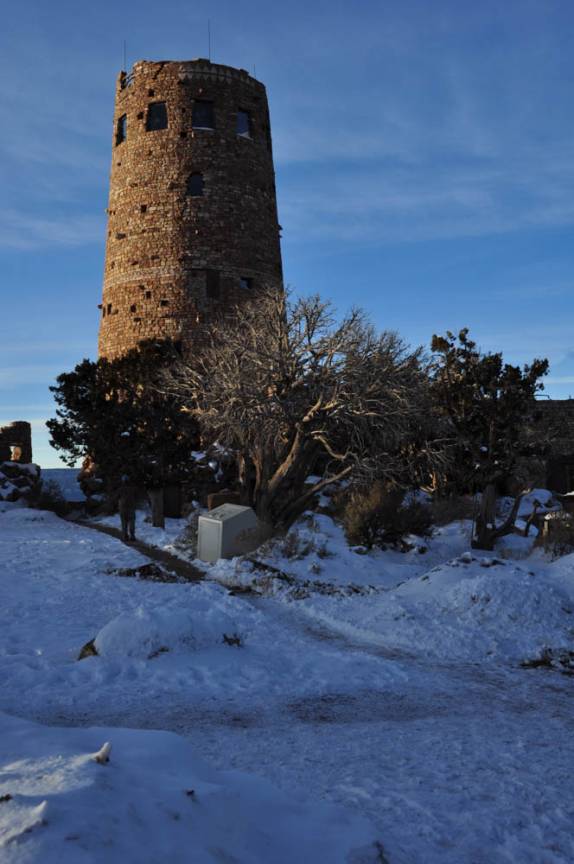 Torre de observação do Grand Canyon, na borda sul do canyon, no Arizona, nos Estados Unidos